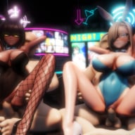 Blue Archive - Club Orgy Lewd FRAGGY vr porn video