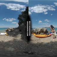 Matty And Josie Kayaking On Vacation Hiking Nude On Abandoned Island VRgoddess vr porn video
