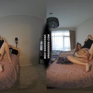 Fetish Video With Josie Stuffing Her Pussy With Glowsticks And Hitachi Vibe To Orgasm VRgoddess vr porn video