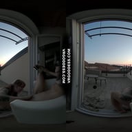 Private Sunset Vacation Dancing And Pussy Licking Miss Pussycat With Cherri VRgoddess vr porn video