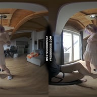 Diana And Ingrida Giving Each other Sexy Striptease Lapdances Fingering Pussies On Vacation VRgoddess vr porn video
