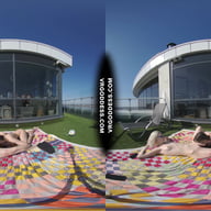 2 Hot Girls Rebeka Ruby And Ingrida Masturbating In The Sun With Glass Dildos Bubbles And Sunbathing VRgoddess vr porn video