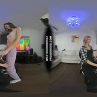Rebeka Ruby Stripping For Bleika Then Licking Her Pussy Until She Cums Bts VRgoddess vr porn video