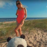 Stefani Kaleesy Beach Day in Poland Plushies TV vr porn video