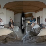 On Vacation With Cheri Josie While They Use Hitachi Dildo On Poppy Hard Orgasm VRgoddess vr porn video