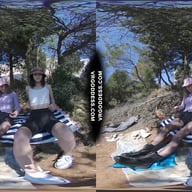 Matty And Josie Public Masturbation Outdoors Next To Abandoned Building VRgoddess vr porn video
