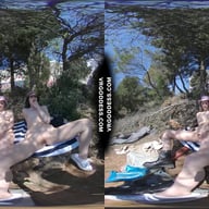 Matty And Josie Public Masturbation Outdoors Next To Abandoned Building VRgoddess vr porn video