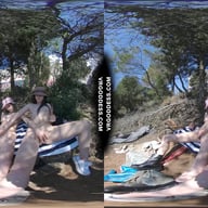 Matty And Josie Public Masturbation Outdoors Next To Abandoned Building VRgoddess vr porn video