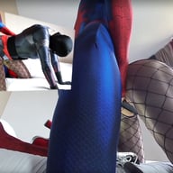 Nora Fox Fishnet Tan shinny porn