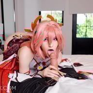 Genshin Impact Yae Miko (VR Porn Parody) Melody Marks VRConk vr porn video