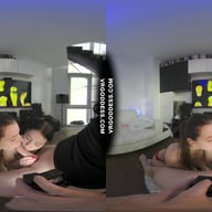 Double Blowjob Between The Scenes From Gorgeous Cumplaying Girls Matty And Rebeka Ruby VRgoddess vr porn video