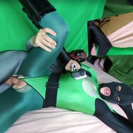 Nora Fox Full Green Leotard and Nylon Nora Fox NylonXtreme vr porn video