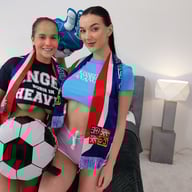 Big Dick Buddies Foursome with PAWG Football Fans Immoral Family vr porn video