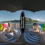 Nude Afternoon On A Yacht Painting Art Creative Porn Ingrida And Diana VRgoddess vr porn video