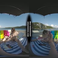 Nude Afternoon On A Yacht Painting Art Creative Porn Ingrida And Diana VRgoddess vr porn video