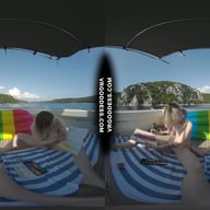 Nude Afternoon On A Yacht Painting Art Creative Porn Ingrida And Diana VRgoddess vr porn video