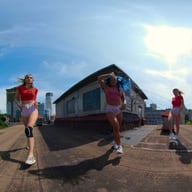 Twerk on roof VRQueens vr porn video