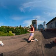 Twerk on roof VRQueens vr porn video