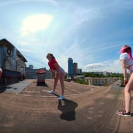 Twerk on roof VRQueens vr porn video