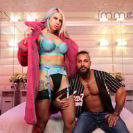 Nicole Barbie, Omar The Sheik - Blowing Kisses Trio immerSex vr porn video