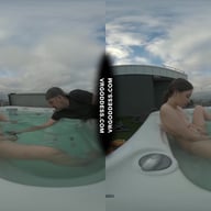 Behind The Scenes Filming Pretty Lika Rooftop Jacuzzi Dildo Masturbating VRgoddess vr porn video