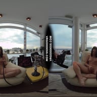 Teen Hookah Smoking Pussy Playing 18yo Rosalina Naked Snow Angel VRgoddess vr porn video