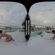 Teen Hookah Smoking Pussy Playing 18yo Rosalina Naked Snow Angel VRgoddess vr porn video