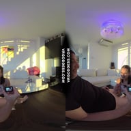 Pretty Teen Rosalina Blowjob Lucky Camera Guy Titjob Sucking Licking Titty Cum VRgoddess vr porn video