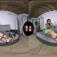 Beautiful Dark-Haired Babe Petra Enjoys Posing Her Sexy Feet in Her Favorite Socks VRFootFetish vr porn video