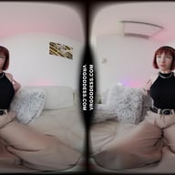 Hottest New Young Redhead Big Boob Model Lily Mays First Time Casting Finger Masturbation VRgoddess vr porn video