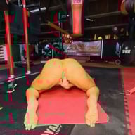 Naked Yoga VR 10 Lisa Cross Female Muscle VR vr porn video