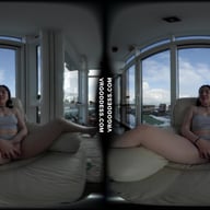 Ellah Masturbating With A Rainbow Dildo Cold Snowy Winter Day VRgoddess vr porn video