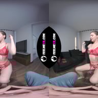 Virtual Reality Striptease With New Teen Model Ksenija FeelmeVR vr porn video