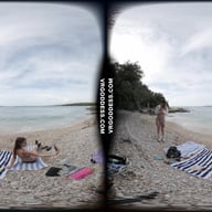 Three Extremely Attractive Models Emmux Rebeka Ruby And Kristina Full Day On Nude Italian Beach VRgoddess vr porn video