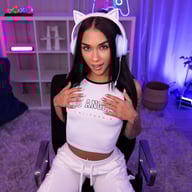 Erotic Gaming Session starring Black Angel VR pornnow vr porn video