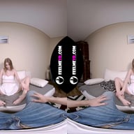 Virtual Reality Striptease With New Sexy Long Legs Model Mary Moon FeelmeVR vr porn video
