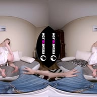 Virtual Reality Striptease With New Sexy Long Legs Model Mary Moon FeelmeVR vr porn video