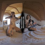 Lesbian Explicit Pussy Licking Josie Delicately Licks Cheris Vagina Cool Mirror VRgoddess vr porn video