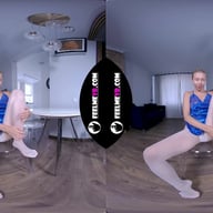 VR180 Nico Shows Her Small Titties And Shaved Vagina FeelmeVR vr porn video