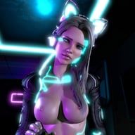 Cyberpunk Cowgirl - Starring Alana 2 Cuddle Mocap vr porn video