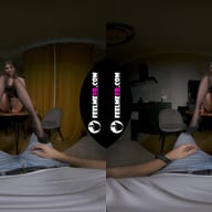 Virtual Reality Striptease With Young Brunette Mary Moon FeelmeVR vr porn video