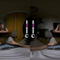 Virtual Reality Striptease With Young Brunette Mary Moon FeelmeVR vr porn video