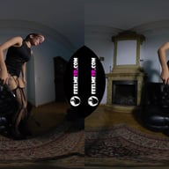 Paula Big Tits Babe Slapping Herself in Old House VR180 Photo Session Backstage FeelmeVR vr porn video