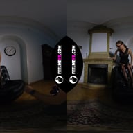 Paula Big Tits Babe Slapping Herself in Old House VR180 Photo Session Backstage FeelmeVR vr porn video