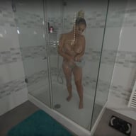 Voyeur Perky Oiled Up Tits in Shower Cassandra RealStoryVR vr porn video