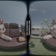 Kitty Kate Enjoying The Sun And Masturbating Outdoors VRgoddess vr porn video