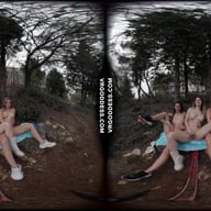 Kristina Emmux And Rebeka Ruby Wide Open Legs And Pussies Outdoors In Italian Forest VRgoddess vr porn video
