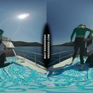 Josie And Matty Sunbathing Nude On Yacht In The Adriatic Sea VRgoddess vr porn video