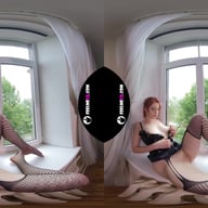 Margarita Young Teen Virtual 3D Strip On The Window FeelmeVR vr porn video