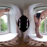 Margarita Young Teen Virtual 3D Strip On The Window FeelmeVR vr porn video